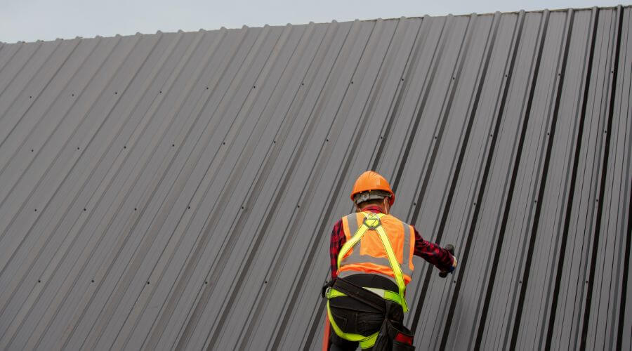 Professional metal roof installation services in Louise, MS